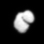 Comet 67P/Churyumov-Gerasimenko, imaged on 14 July 2014 by OSIRIS from a distance of approximately 12 000 km. Credits: ESA/Rosetta/MPS for OSIRIS Team MPS/UPD/LAM/IAA/SSO/INTA/UPM/DASP/IDA