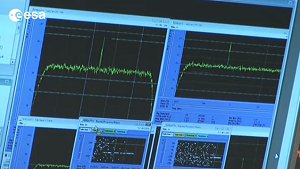 Signal envoyé par Rosetta suite à son réveil