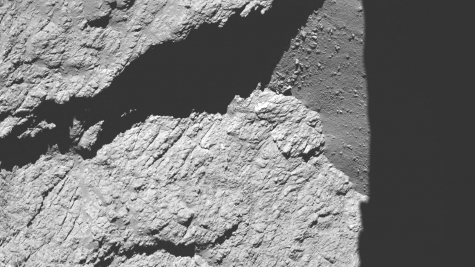 Image de la sonde Rosetta à 11,7km de la comète Tchoury
