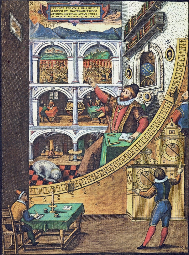 Tycho Brahe, astronome danois du XVIe siècle, observait les astres sans instrument optique