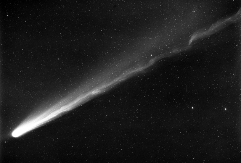 La comète Kohoutek. Crédit : NASA/Palomar
