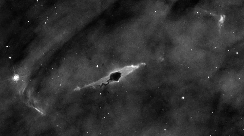 Nuage protostellaire dans la nébuleuse de la Carène.
